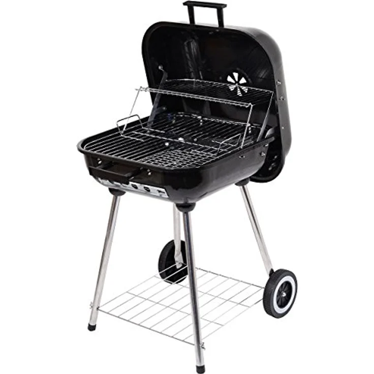 Cattara, Holzkohlegrill, Holzkohlegrill rechteckig TRAPANI 46cm – Bild 2