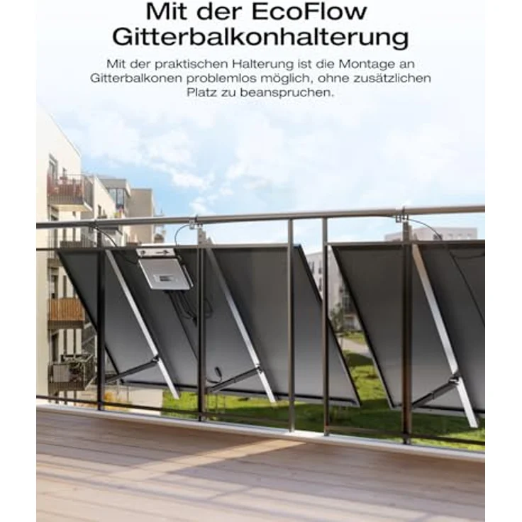 EcoFlow STREAM Balkonkraftwerk, 800 W Mikrowechselrichter mit 2 × 400 W PV Solarpanels, WLAN & App-Steuerung für Gitterbalkon, 0% MwSt. – Bild 5