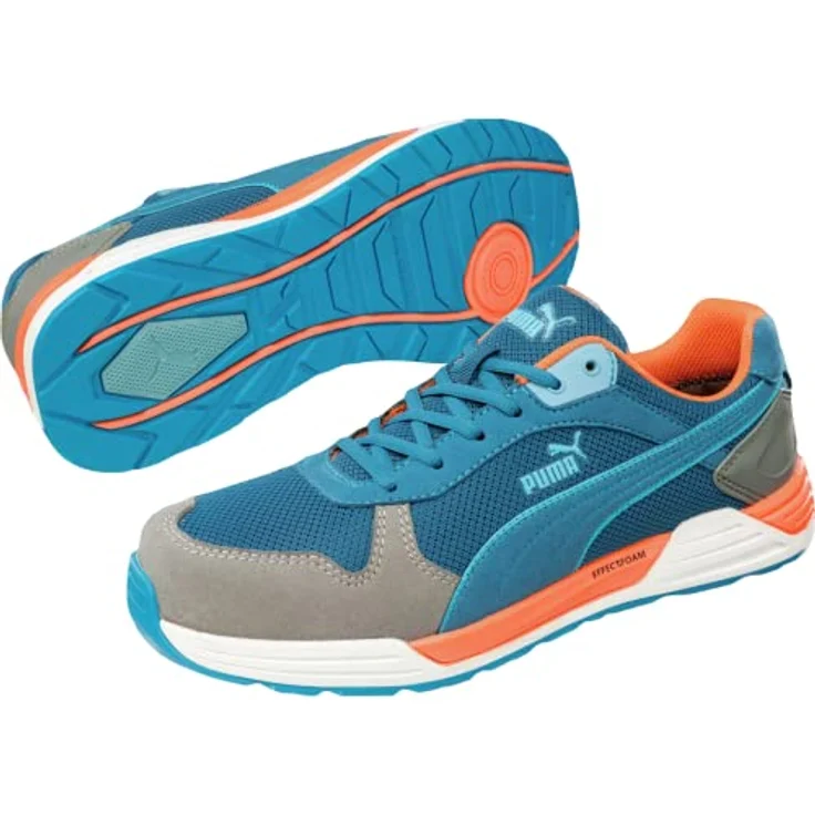 Puma Sicherheitsschuhe Frontside S1P, Halbschuh mit EFFECT.FOAM Dämpfung, Größe 41, ESD-konform, Mikrofaser-Obermaterial – Bild 8