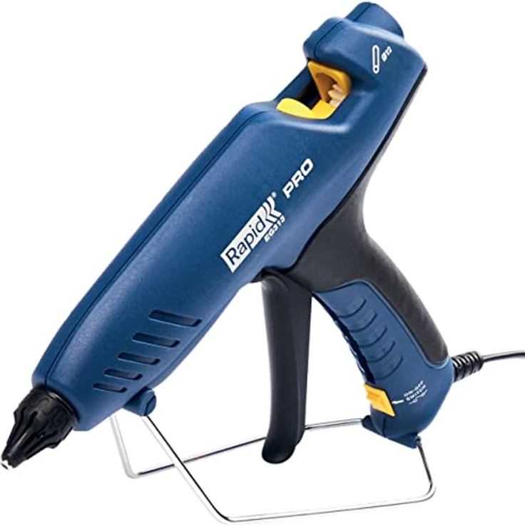 Rapid EG313 Heiβklebepistole, Professionelle Kompakte Klebepistole mit 900 g/Std. Kleberfördermenge und 3 min. Aufheizzeit, Zum Fixieren von Kabeln und Befestigen von Zierleisten – Bild 1