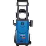 Scheppach HCE2500 SE, Hochdruckreiniger mit 180 bar, 10-teiliges Set, inklusive Flächenreiniger und Düsenaufsätzen