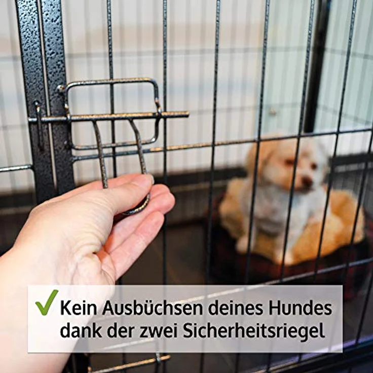 zooprinz erstklassiges Freilaufgehege (Hundezaun) Dog Run - besonders stabiles Gitter - 4 Modelle zur Wahl, 70,5 cm – Bild 4