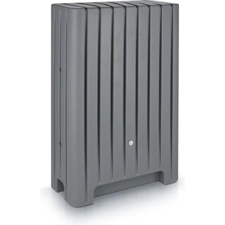 Prosperplast Regentonne Barletta 280 Liter grau, frostsicher & UV-beständig mit 3/4 Zoll Gewinde – Bild 2