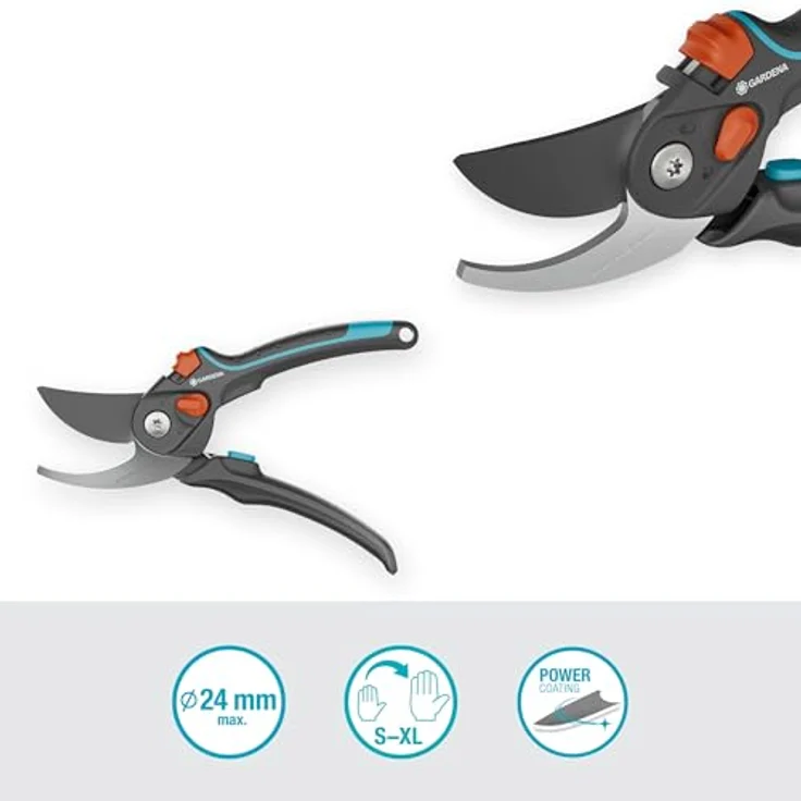 Gardena Gartenschere PremiumCut Pro Flex, Bypass, Grünholz, 24 mm Schneiddurchmesser, grün – Bild 2