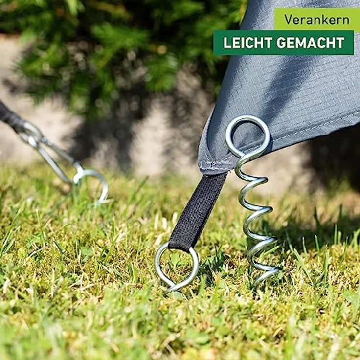 Windhager Spiralhering Metall, verzinkt Länge 15 cm , VE: 6 – Bild 2