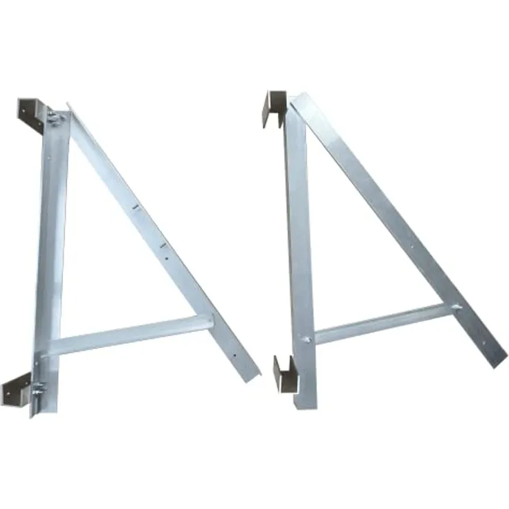 Technaxx BALCONY POWER, Solarmasthalterung aus Aluminium, Wandmontage, grau, 1050 mm