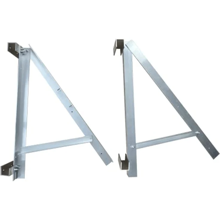 Technaxx BALCONY POWER, Solarmasthalterung aus Aluminium, Wandmontage, grau, 1050 mm – Bild 1