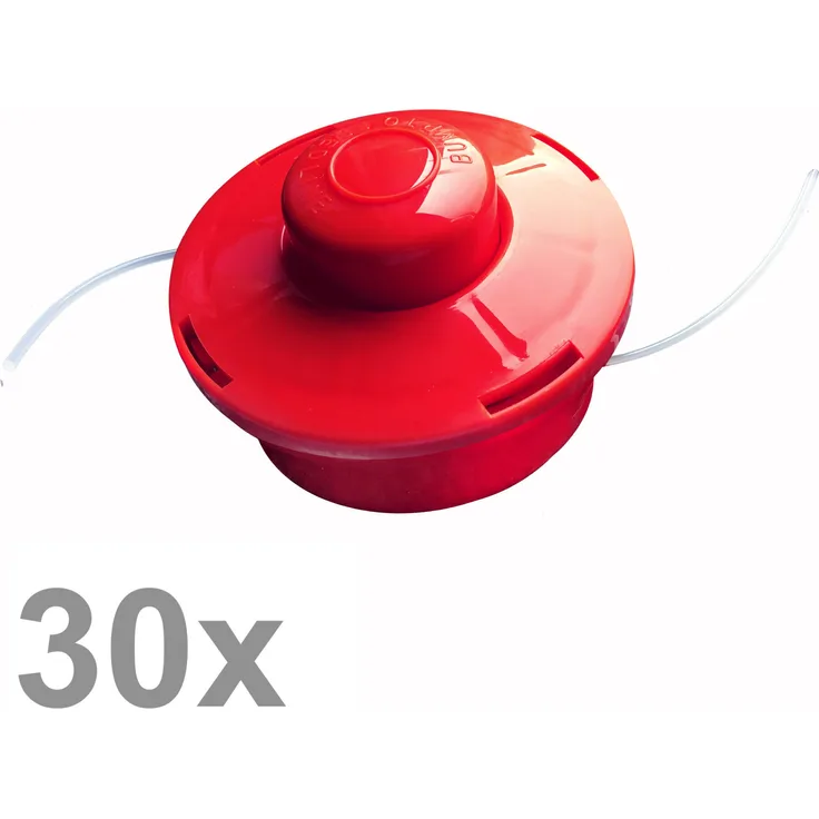 NEMAXX Fadenspule mit Doppel-Nylonschnur und Tippautomatik, rot