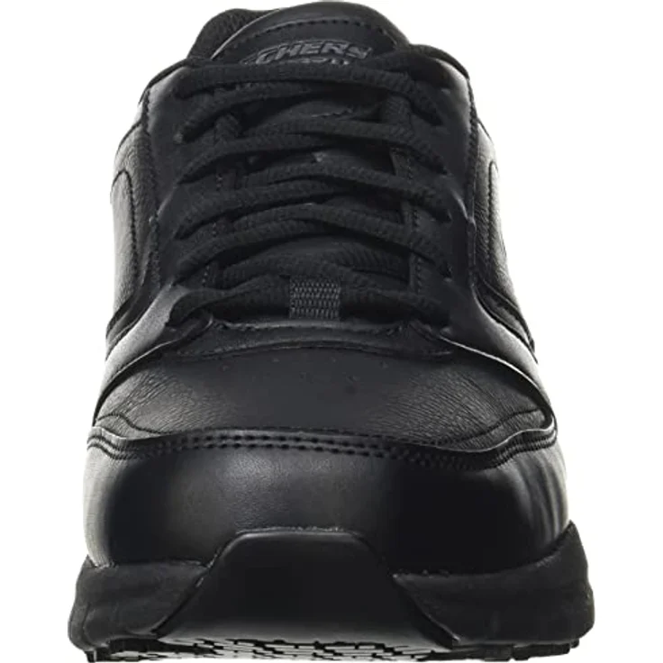 Skechers NAMPA Berufsschuh Schnürschuh für Gastronomie mit rutschfhemmender Laufsohle in Schwarz – Bild 2