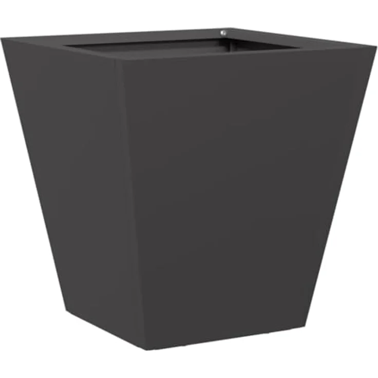 vidaXL Pflanzkübel 2 STK. Schwarz 30x30x30 Stahl - Robuster Blumenkübel aus rostbeständigem Stahl – Bild 5