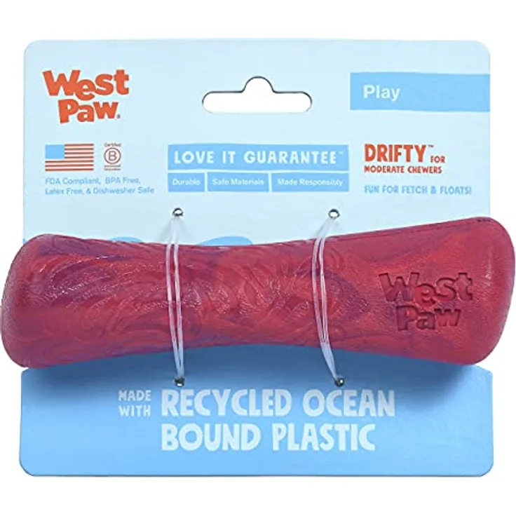 WestPaw Dog Spielzeug Seaflex Drifty S Magenta