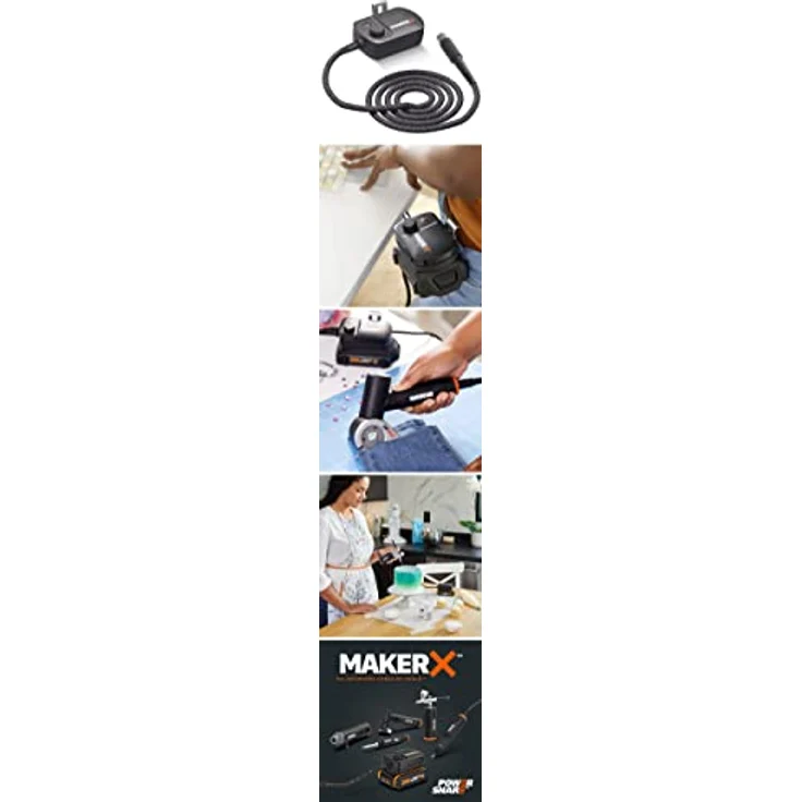 Worx MakerX Akkuadapter HubX WA7161, tragbares Werkzeug-System mit 20V Akku für vielseitige Anwendungen – Bild 16