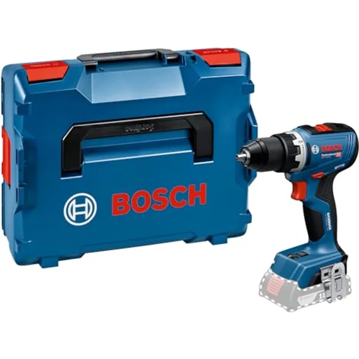 Bosch Akku-Bohrschrauber GSR 18V-65, L-BOXX-Koffer, 63 Nm Drehmoment, blau