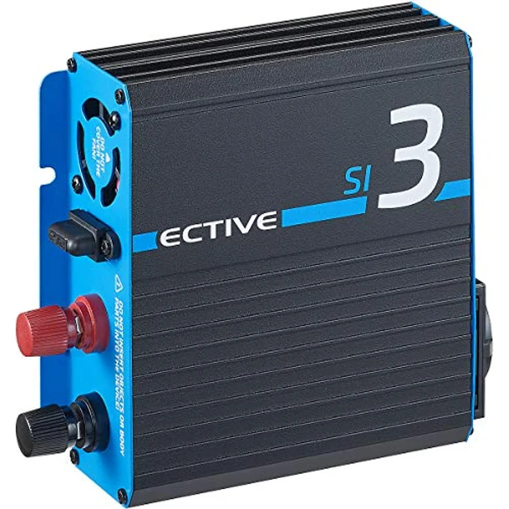 ECTIVE SI-Serie Sinus Wechselrichter 300W 24V zu 230V 7 Varianten: 300W - 3000W 24 Volt 300 Watt Spannungswandler DC auf AC, 24 V auf 230V Stromwandler, Inverter mit reiner Sinuswelle – Bild 2