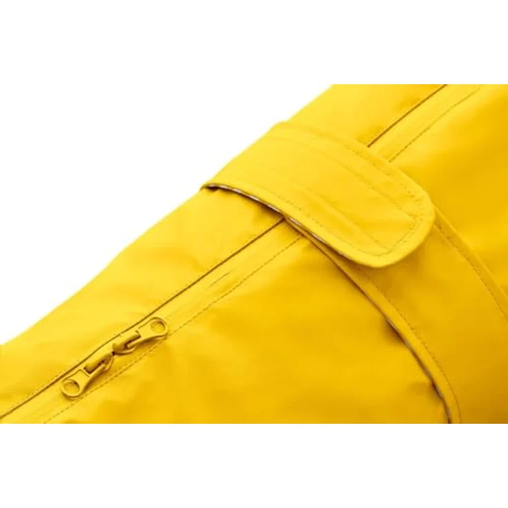 HUNTER Mantel Milford Regenmantel für Hunde, leichter windabweisender und wasserfester Regenmantel, gelb – Bild 4