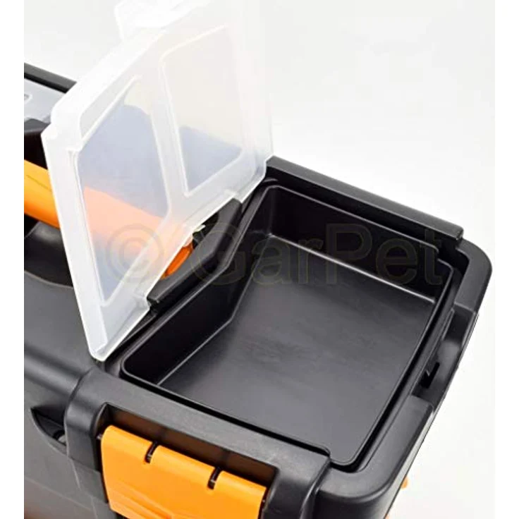 Werkzeugkoffer leer doppelt stapelbar Werkzeug Angel Box Kiste Kasten Toolbox 42 – Bild 4