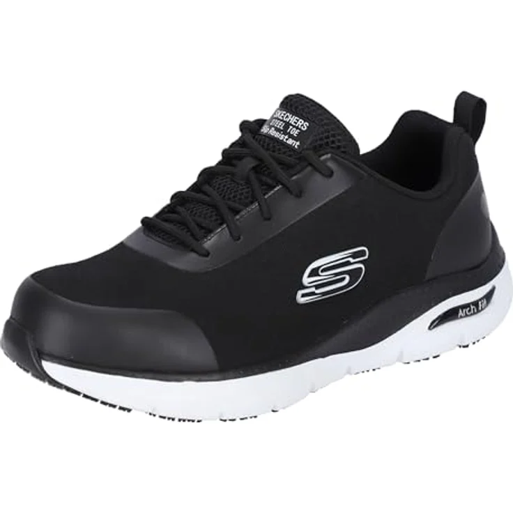Skechers Skechers Ringstap Arbeitsschuh, Sicherheitsschuh mit Air-Cooled Memory Foam, schwarz – Bild 2