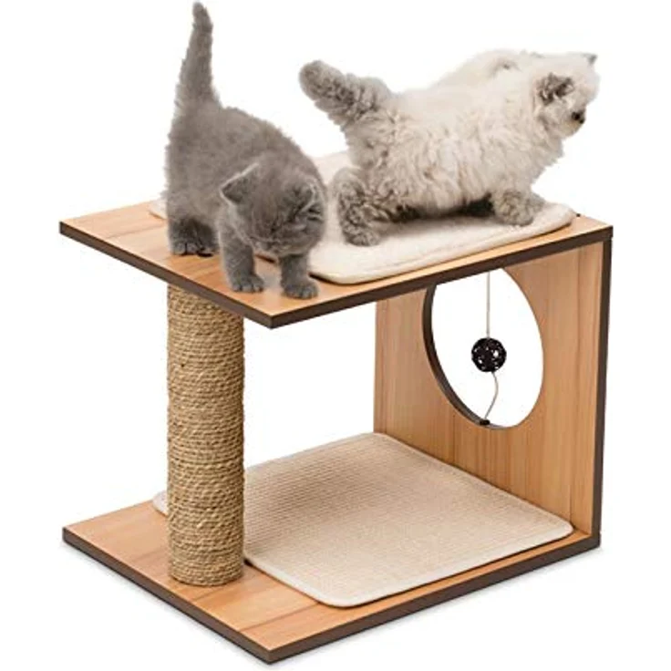 Catit Vesper Stool Möbelpfosten - 34 cm 500 g in feinem Material, ersatzteil zur Pflege der Nägel - Kratzbaumzubehör – Bild 3
