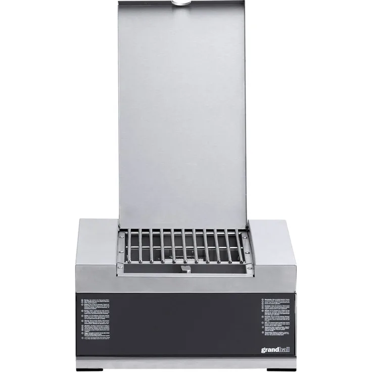 Grandhall Gasgrill Maxim & Elite Einbau Grill, 4,4 kW Edelstahl mit Seitenbrenner, ohne Abdeckhaube