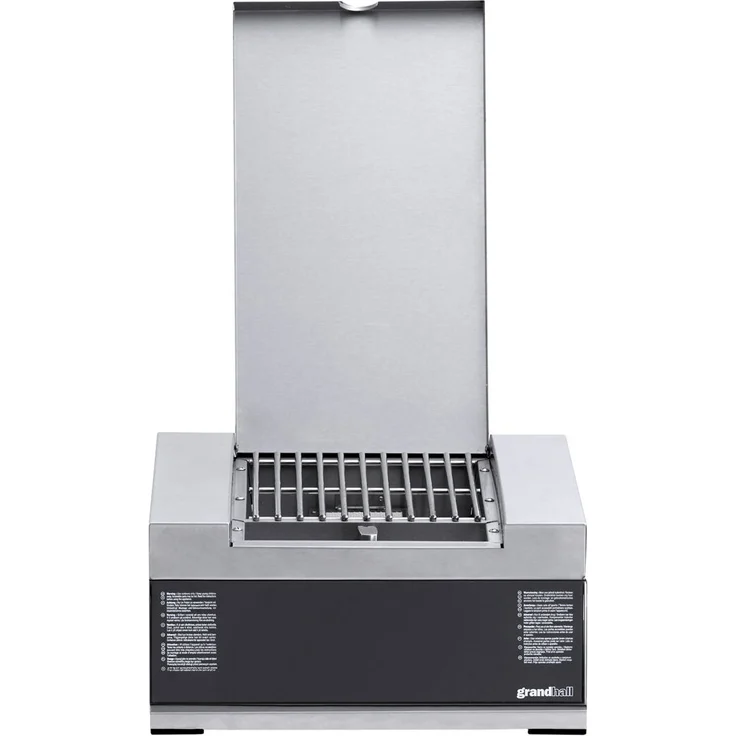 Grandhall Gasgrill Maxim & Elite Einbau Grill, 4,4 kW Edelstahl mit Seitenbrenner, ohne Abdeckhaube