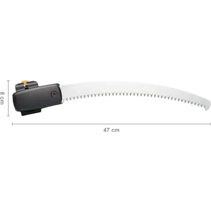 Fiskars Baumsäge für Bypass Schneidgiraffe UPX82 und UPX86, Gehärteter Stahl, Länge: 46 cm, Schwarz-Silber, 1023633 – Bild 2