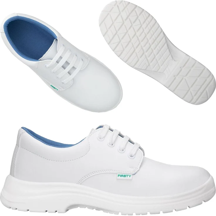 Ardon Safety FINN S2 Kochschuhe weiß mit Metallkappe, Rutschfeste Sohle (SRC) – Bild 1
