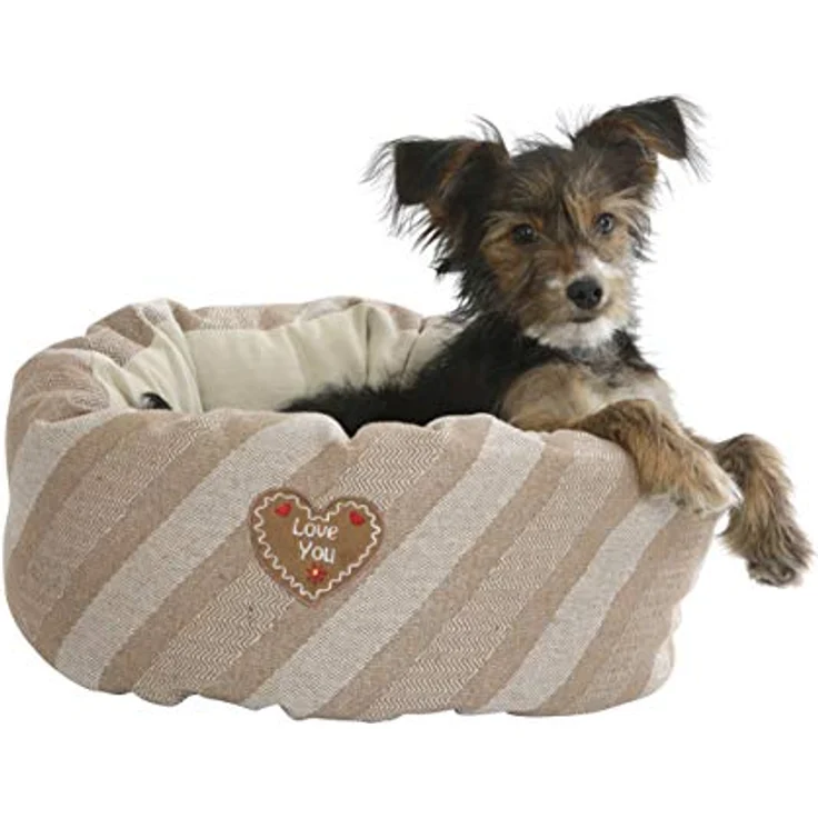 Kerbl Maxi-Pet 80394 Welpenbett Love You, beige, 40x20 cm – Bild 3