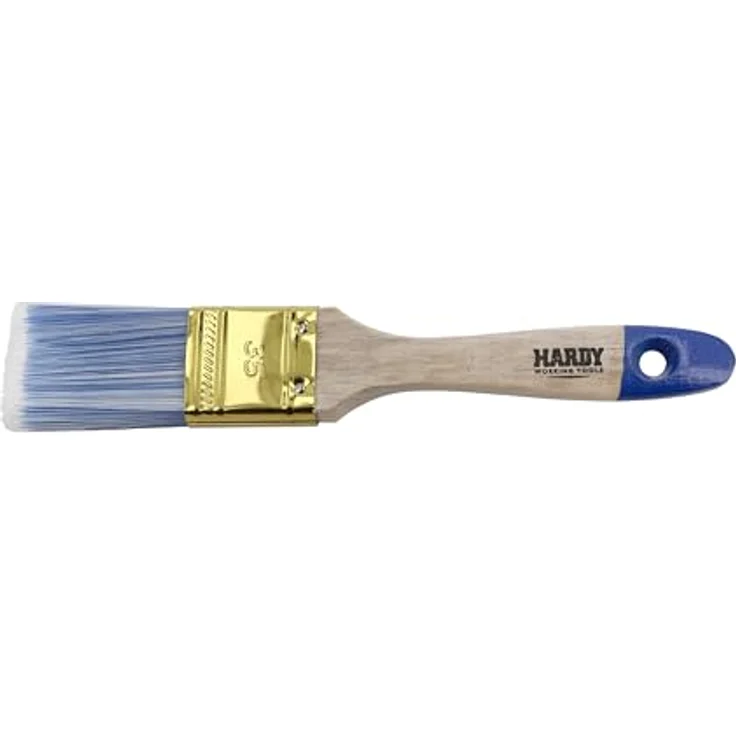 Hardy Working Tools Flachpinsel-Set 6 STK. 35 mm Serie 42, Lasurpinsel für Holz und Lackpinsel für Metall mit synthetischen hellen Borsten – Bild 4