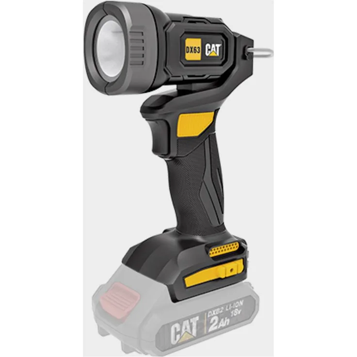 Caterpillar DX63B, Akkubetriebene LED-Arbeitsleuchte mit 400 Lumen Lichtleistung, kompakt und robust