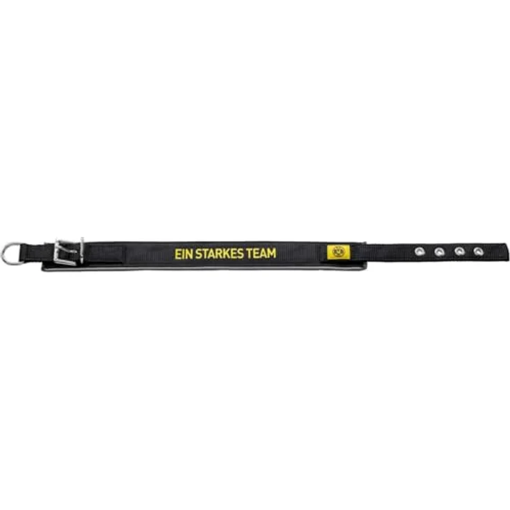 HUNTER NEOPREN REFLECT BVB Hundehalsband, reflektierend und gepolstert, 55 cm, schwarz/gelb – Bild 5