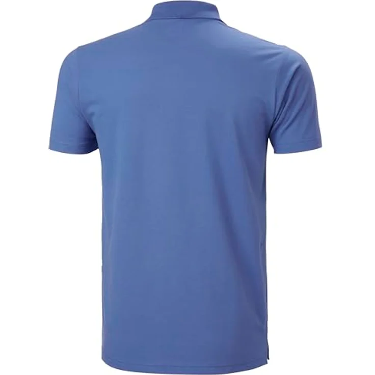 Helly Hansen Classic Polo, Herren-Poloshirt aus 100 % BAUMWOLLE, Kurzarm, blau – Bild 2