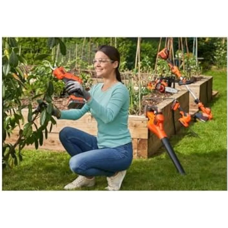 Black + Decker Akku-Astschere BCPP18D1-QW, kabellose Gartenschere mit bis zu 25 mm Schneidkapazität – Bild 4