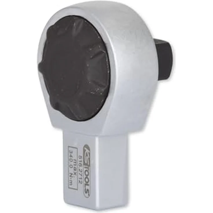 KS Tools Drehmomentschlüssel 14 x 18 mm Einsteck-Umschaltknarre, verchromt, 1/2" – Bild 1