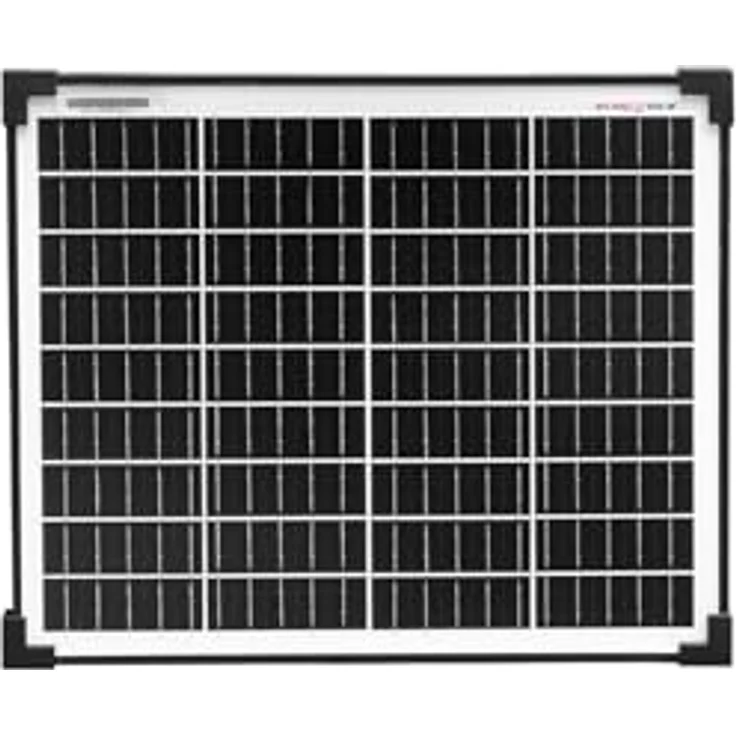 EnjoySolar enjoy solar® Solarpanel 20W 12V, monokristallines Solarmodul mit 182mm PERC-Zellen, schwarzer Rahmen, hoher Zellenwirkungsgrad über 23,1% – Bild 1