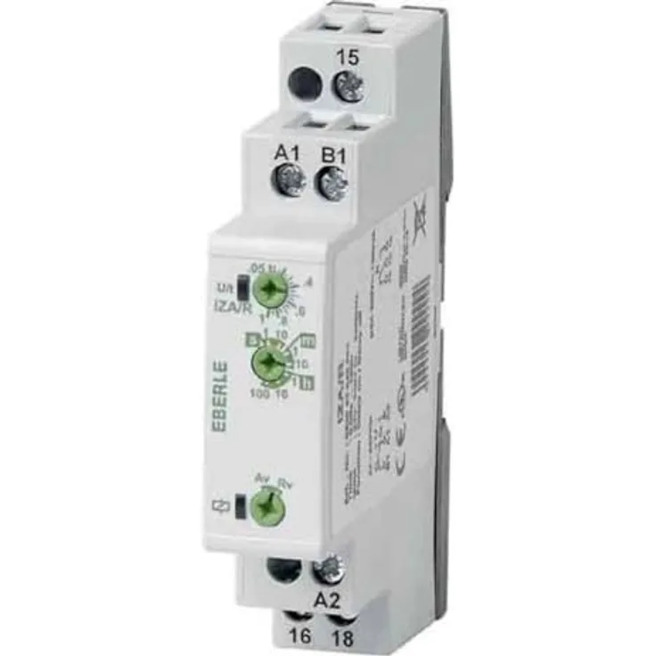 Eberle IZA/R Multifunktionales Zeitrelais, Zeitbereich 0.05s - 100h, 1 Wechsler, 1 Stück