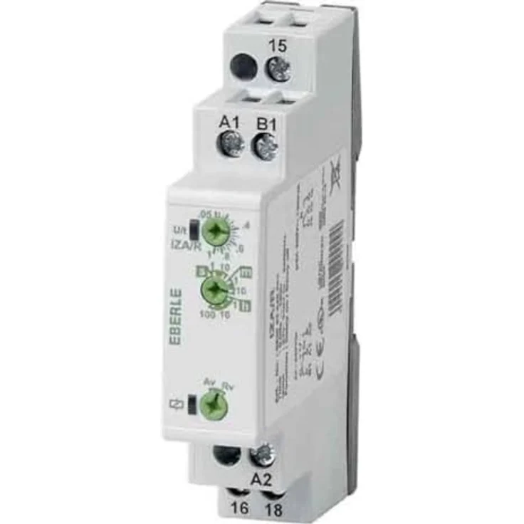 Eberle IZA/R Multifunktionales Zeitrelais, Zeitbereich 0.05s - 100h, 1 Wechsler, 1 Stück – Bild 1