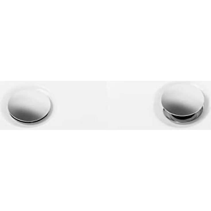 BAD LAND Rossa, Freistehende Badewanne 170x80 aus Acryl mit Klick-Klack Ablaufsystem, Modernes Design – Bild 5