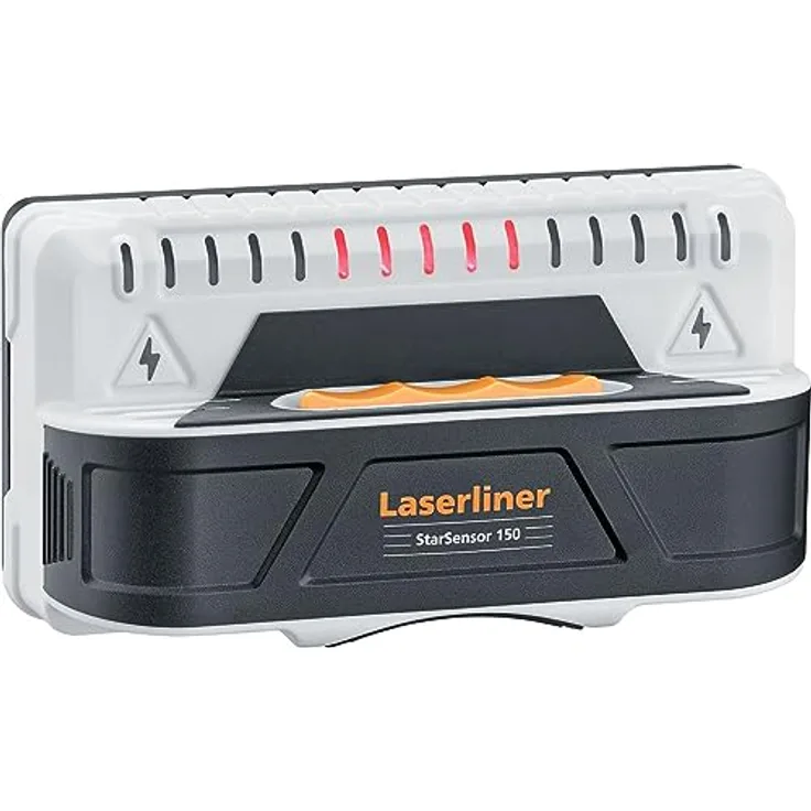 LASERLINER StarSensor 150 080.977A, Elektronisches Leitungsortungsgerät mit max. Ortungstiefe 40 mm und LED-Anzeige