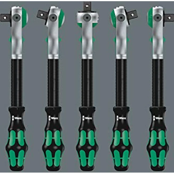 Wera 05135949001 Werkzeugset Heimwerker, Kompaktes Knarren-Set mit 2 Knarren Zyklop Speed und Zyklop Metal, 6 Zubehörteile in praktischer Tasche – Bild 4