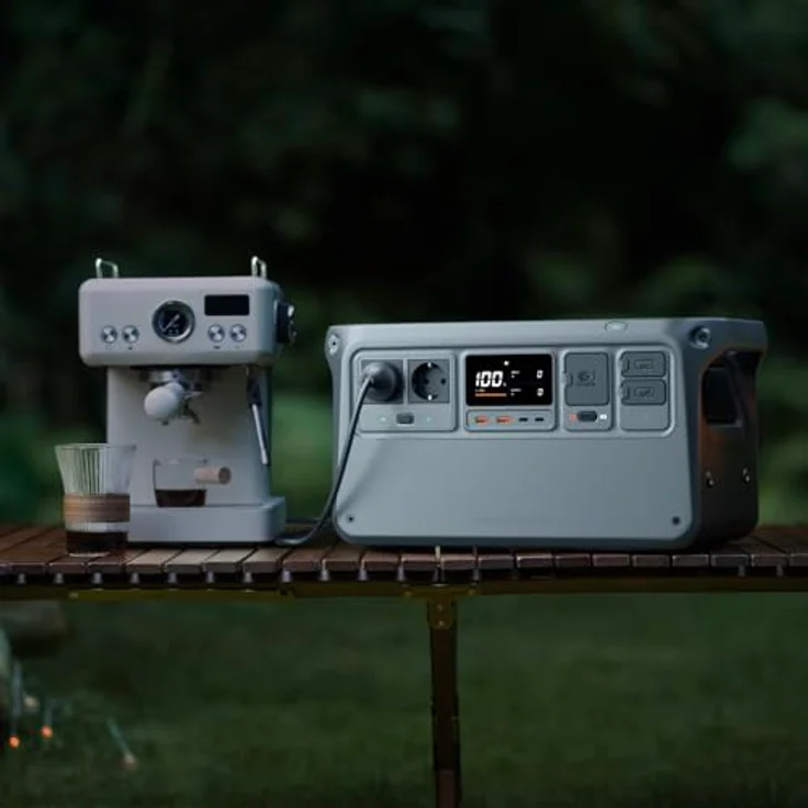 DJI Power 1000 V2 Tragbare Powerstation, 1024Wh, 2600W Solar Generator, LiFePO4 Akku, Schnellladung in 37 Min, Elektrischer Generator für Camping und Zuhause – Bild 2