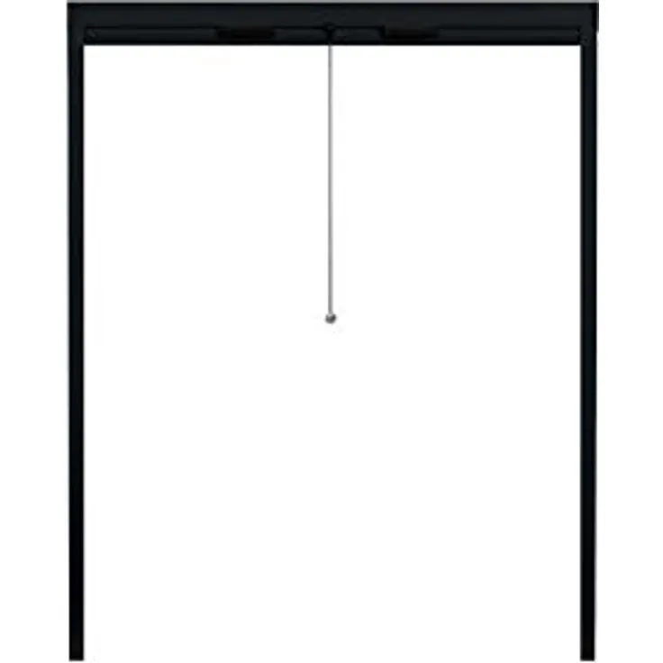 APANA - Fliegengitter Rollo für Fenster bis 190 cm x 200 cm - ausziehbarer Insektenschutz Fenster zum Zuschneiden gegen Fliegen, Insekten und Mücken - Insektenschutzrollo Fenster (Anthrazit)
