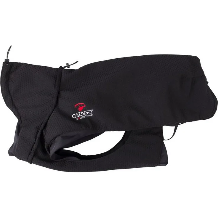 CATAGO FIR-Tech Hundemantel, isolierende Hundedecke aus Synthermax mit Keramikfutter, schwarz