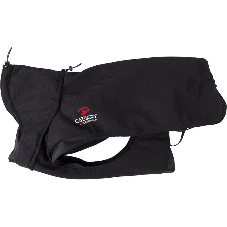 CATAGO FIR-Tech Hundemantel, isolierende Hundedecke aus Synthermax mit Keramikfutter, schwarz