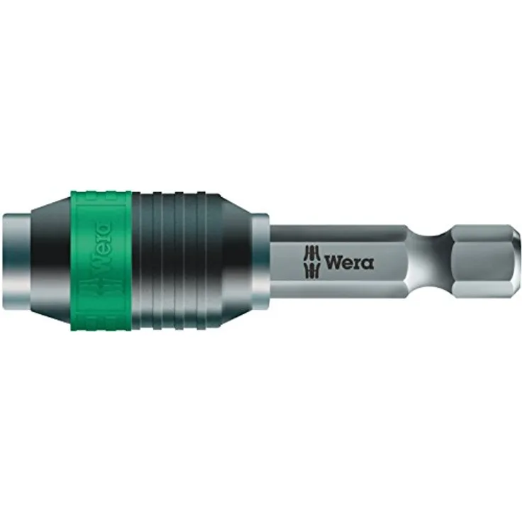 Wera Bithalter 889/4/1 K Rapidaptor, mit blitzschnellem Bitwechsel für 6,3 mm Bits, schwarz