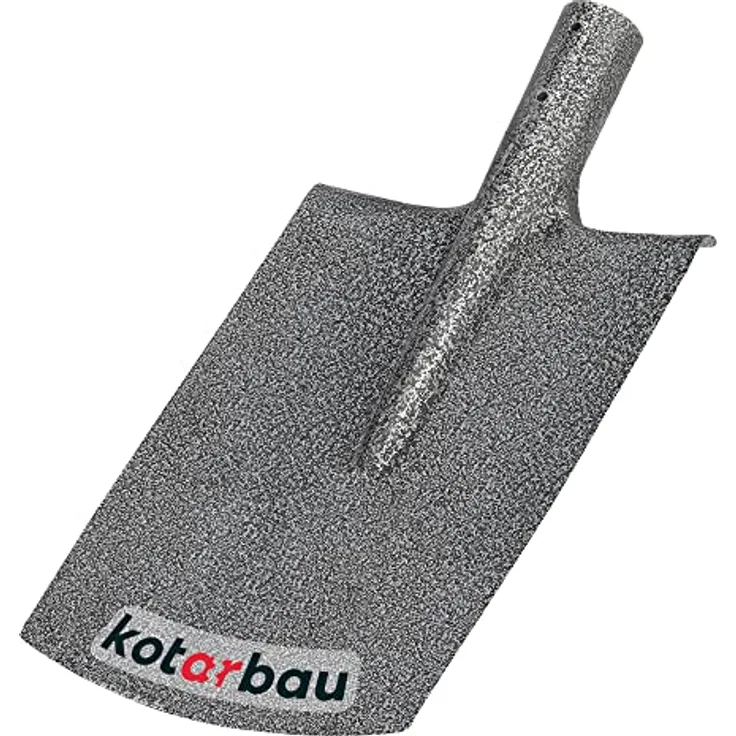 KOTARBAU® Robuster Spaten 290 x 190 mm Gärtnerspaten für 38 mm Stieldurchmesser Stahlschaufel zum Pflanzen OHNE STIEL