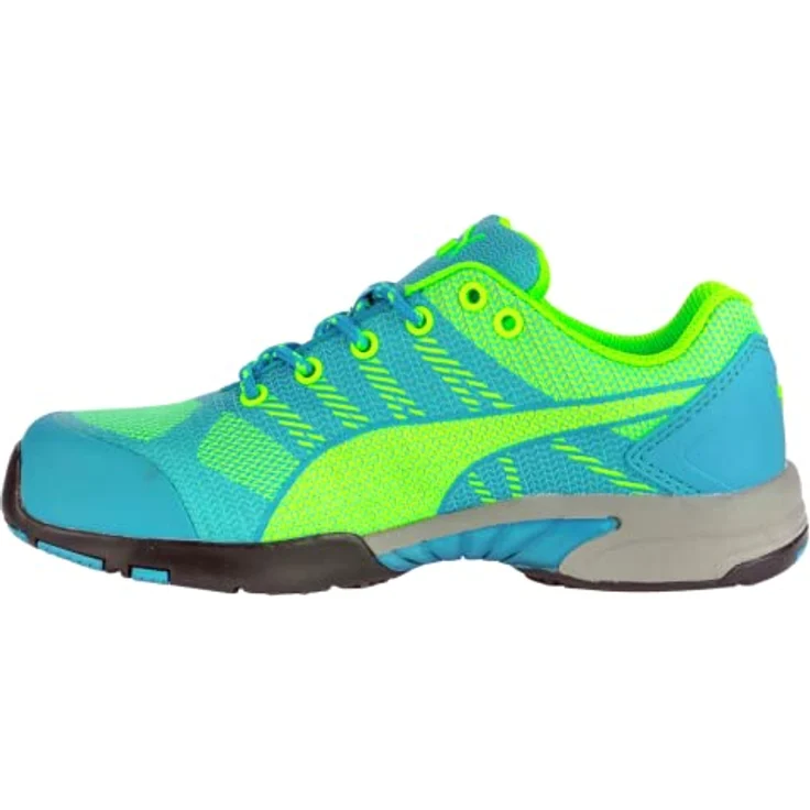 PUMA Celerity Knit Blue Wns Low S1P, Sicherheitsschuh mit FAP® Durchtrittschutz, EVA Zwischensohle, Blau-Grün, Schuhgröße EU 36 – Bild 3