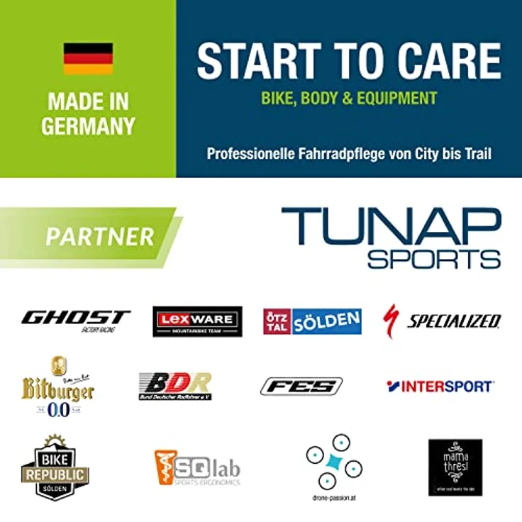 TUNAP SPORTS Kettenöl Ultimate - 100ml Tropfflasche | Fahrrad Langzeit-Schmierung für Ritzel, Schaltwerk und Kette – Bild 4