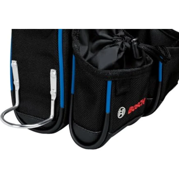 Bosch Professional Werkzeug-Gürteltasche GWT 4, mit Hammerhalter und verschließbarer Nageltasche, 210 x 150 x 250 mm – Bild 4