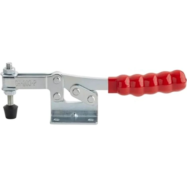 SO-TECH Kniehebelspanner, Kniehebelklemme mit Haltekraft bis zu 227 kg, 4 Stück, rot – Bild 3