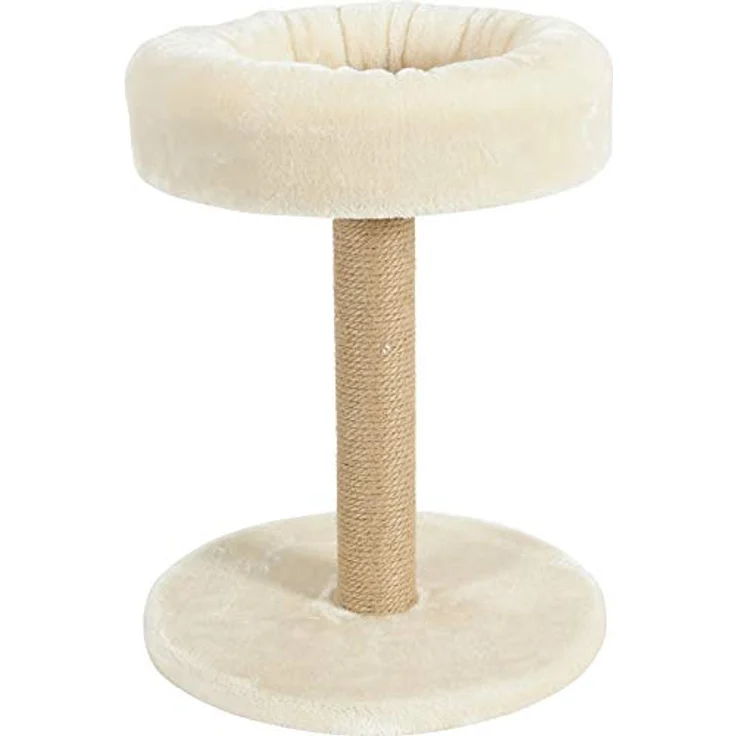 Zolux 504057BEI Kratzbaum, 2 in 1, Beige – Bild 1